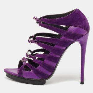 Balenciaga Purple Suede Strappy Sandals Size 39, Sandals - Luxury Closet catalog