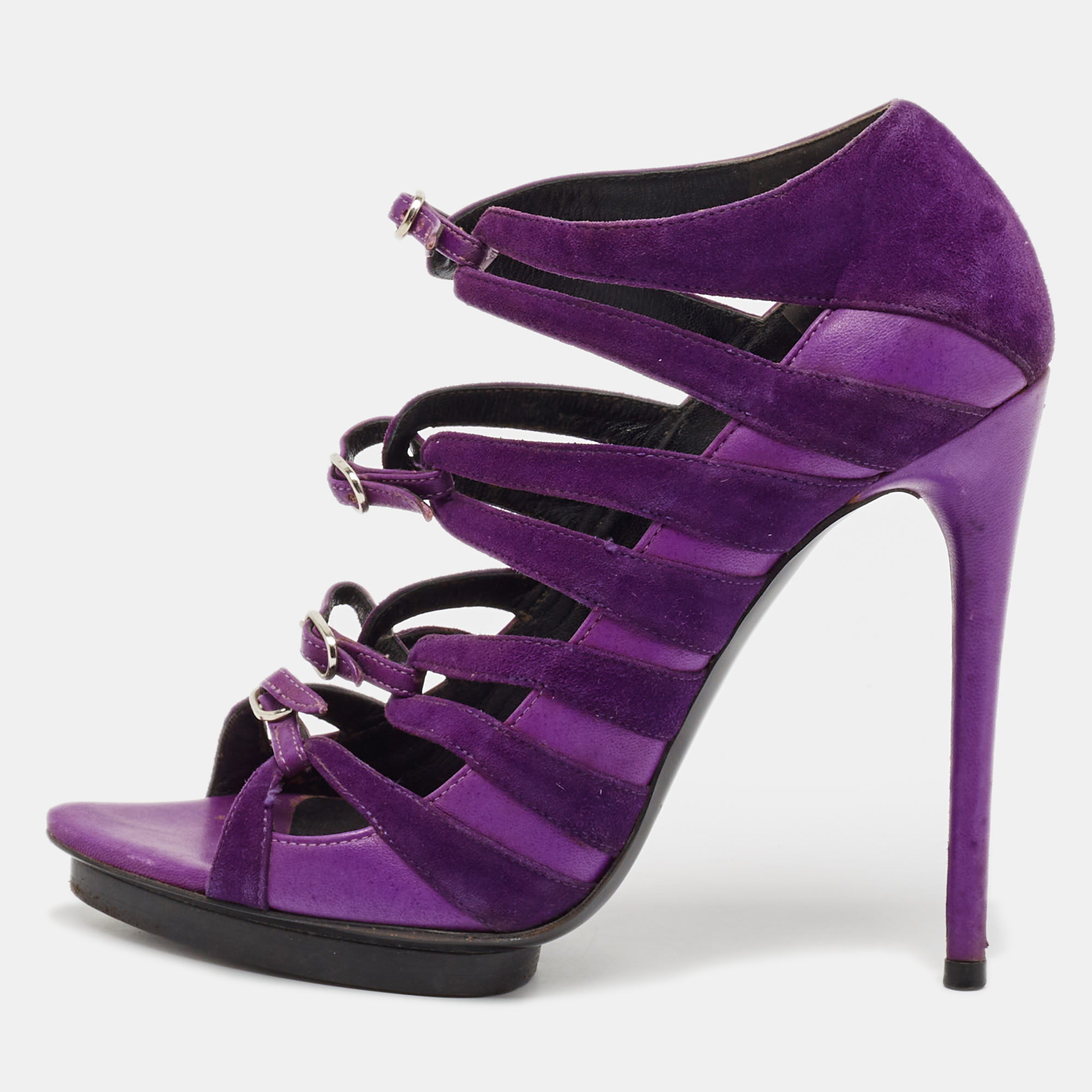 Balenciaga Purple Suede Strappy Sandals Size 39, Sandals - Luxury Closet catalog