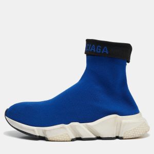Balenciaga Blue Knit Fabric Speed Trainer High Top Sneakers Size 39, Athletic Shoes & Sneakers - Luxury Closet catalog