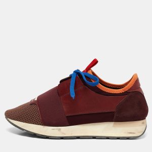 Balenciaga Multicolor Leather and Mesh Race Runner Low Top Sneakers Size 38, Athletic Shoes & Sneakers - Luxury Closet catalog