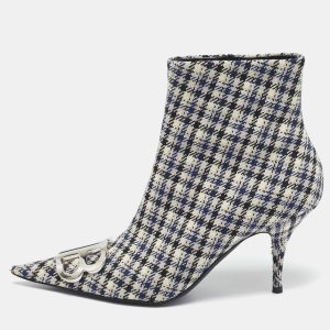 Balenciaga Multicolor Canvas BB Ankle Length Boots Size 39, Boots - Luxury Closet catalog