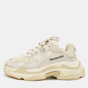 Balenciaga Multicolor Faux Leather and Mesh Triple S Lace Up Sneakers Size 39, Athletic Shoes & Sneakers - Luxury Closet catalog