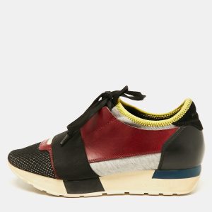 Balenciaga Multicolor Leather and Mesh Race Runner Low Top Sneakers Size 36, Athletic Shoes & Sneakers - Luxury Closet catalog