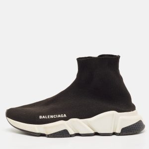 Balenciaga Black Knit Fabric Speed Trainer High Top Sneakers Size 38, Athletic Shoes & Sneakers - Luxury Closet catalog