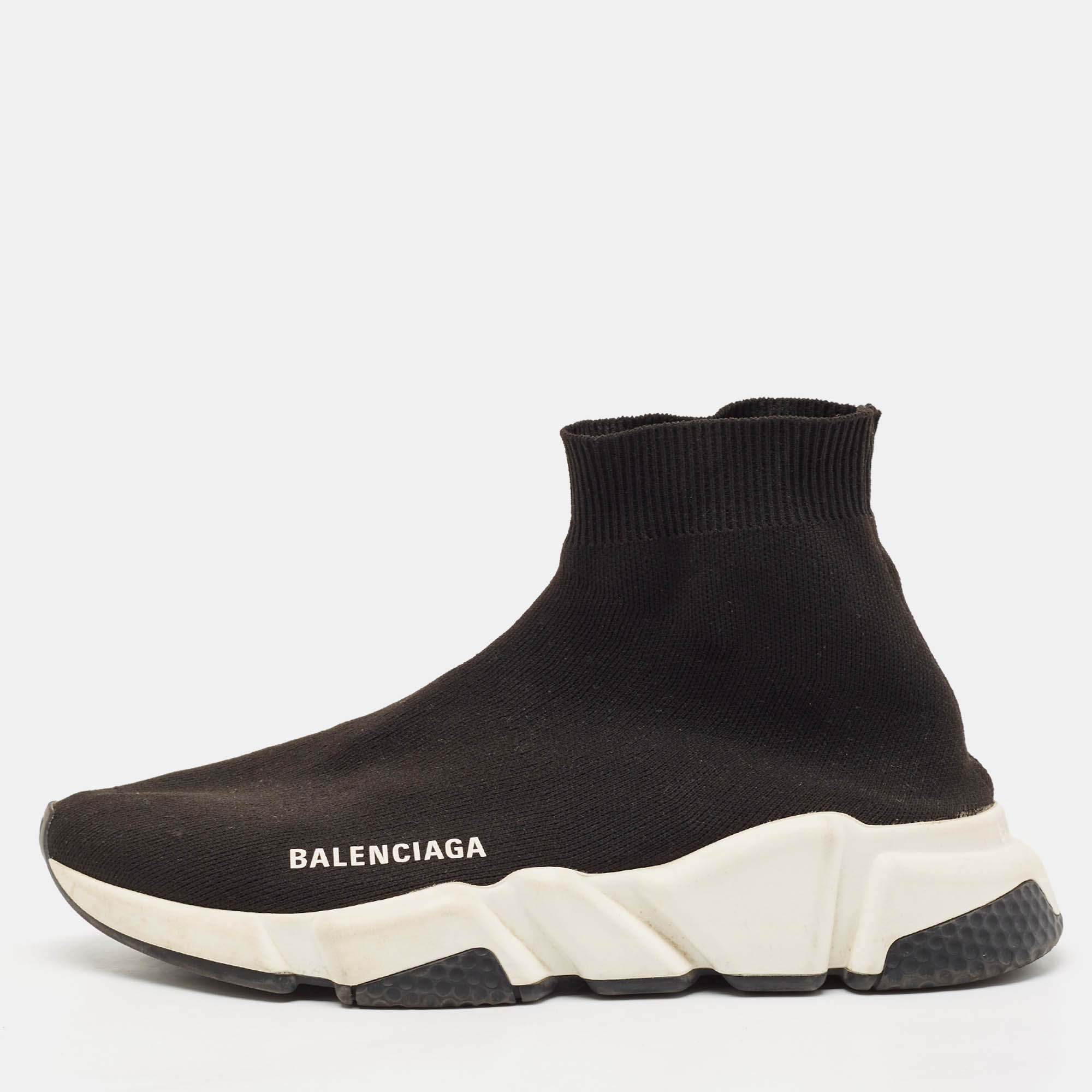 Balenciaga Black Knit Fabric Speed Trainer High Top Sneakers Size 38, Athletic Shoes & Sneakers - Luxury Closet catalog