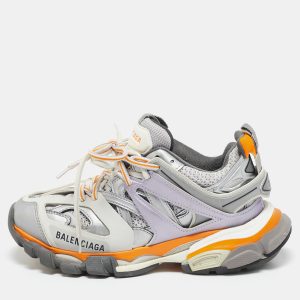 Balenciaga Multicolor Faux Leather and Mesh Track Lace Up Sneakers Size 36, Athletic Shoes & Sneakers - Luxury Closet catalog