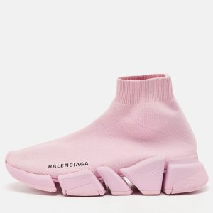 Balenciaga Pink Knit Fabric Speed Trainer Sneakers Size 36, Athletic Shoes & Sneakers - Luxury Closet catalog