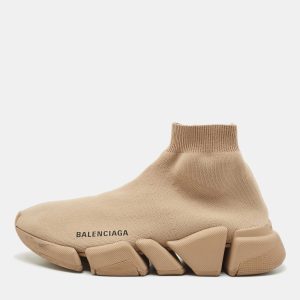 Balenciaga Beige Knit Fabric Speed Sock Sneakers Size 37, Athletic Shoes & Sneakers - Luxury Closet catalog