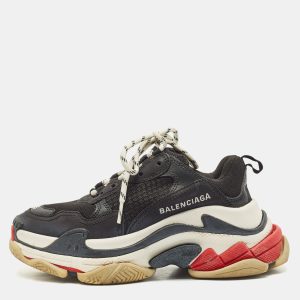 Balenciaga Black Leather and Mesh Triple S Sneakers Size 35, Athletic Shoes & Sneakers - Luxury Closet catalog