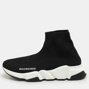 Balenciaga Black Knit Fabric Speed High Top Sneakers Size 36, Athletic Shoes & Sneakers - Luxury Closet catalog