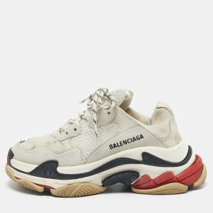 Balenciaga Grey Mesh and Nubuck Leather Triple S Clear Low Top Sneakers Size 38, Athletic Shoes & Sneakers - Luxury Closet catalog