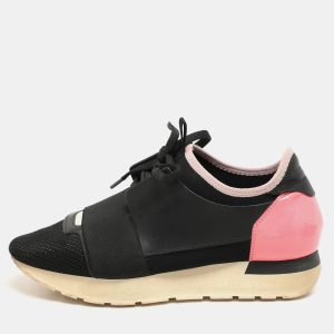 Balenciaga Black Leather and Mesh Race Runner Low Top Sneakers Size 36, Athletic Shoes & Sneakers - Luxury Closet catalog