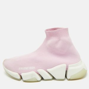 Balenciaga Pink Knit Fabric Speed Trainer Sneakers Size 37, Athletic Shoes & Sneakers - Luxury Closet catalog