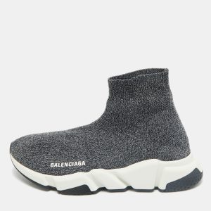 Balenciaga Grey Knit Fabric Speed Trainer Slip On Sneakers Size 40, Athletic Shoes & Sneakers - Luxury Closet catalog