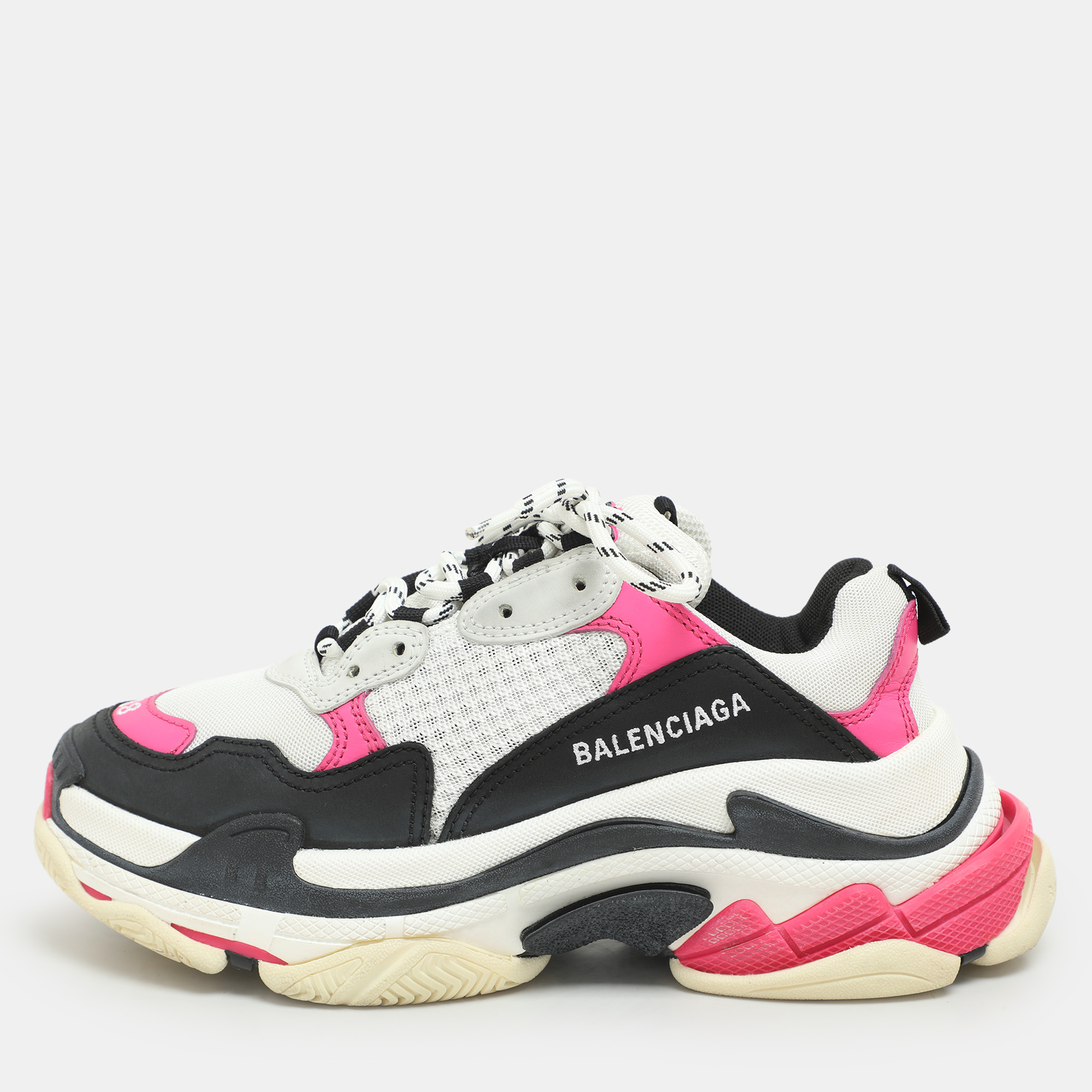 Balenciaga Multicolor Mesh and Nubuck Leather Triple S Sneakers Size 38, Athletic Shoes & Sneakers - Luxury Closet catalog