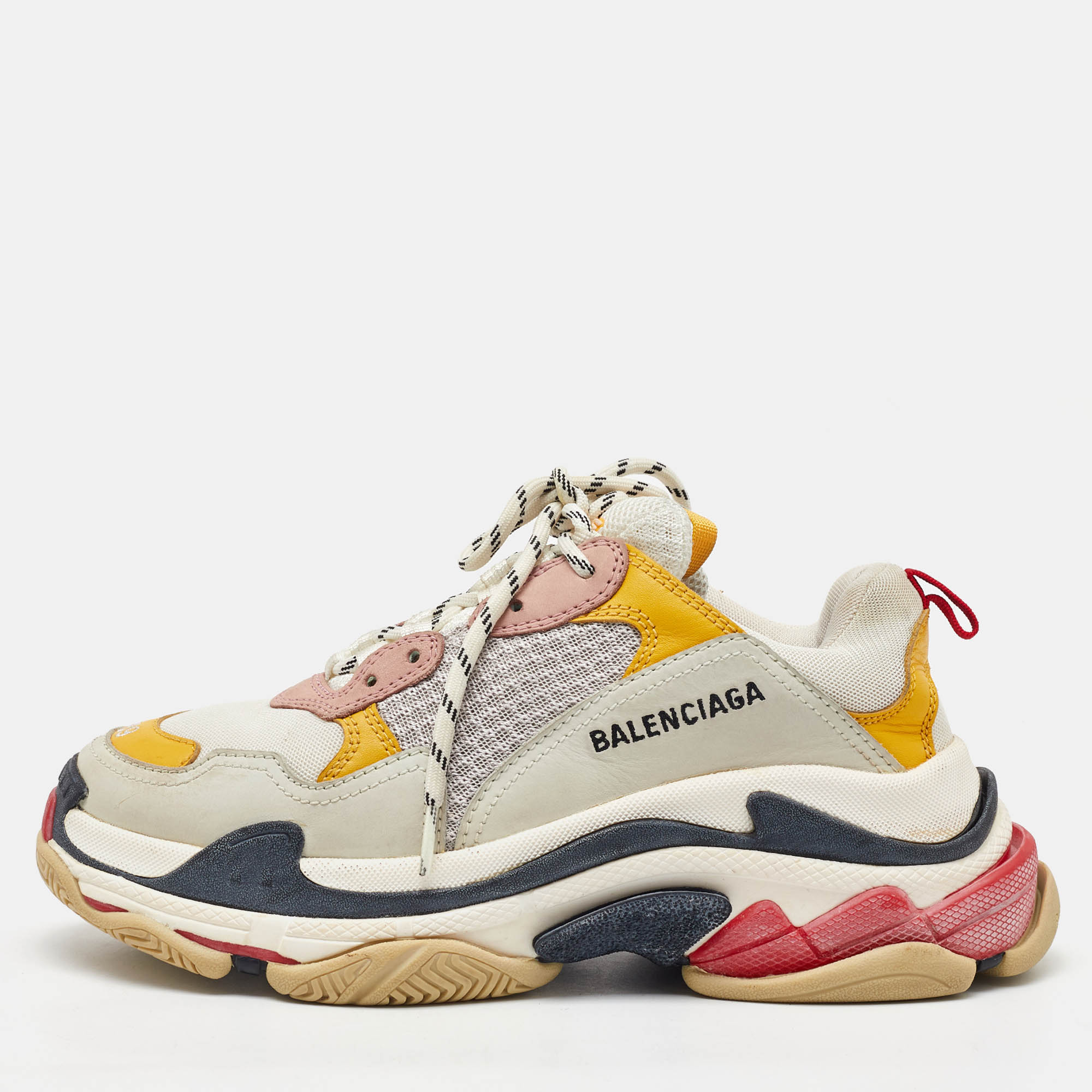 Balenciaga Multicolor Leather and Mesh Triple S Sneakers Size 39, Athletic Shoes & Sneakers - Luxury Closet catalog