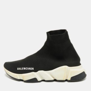 Balenciaga Black Knit Fabric Speed Trainer Slip On Sneakers Size 36, Athletic Shoes & Sneakers - Luxury Closet catalog