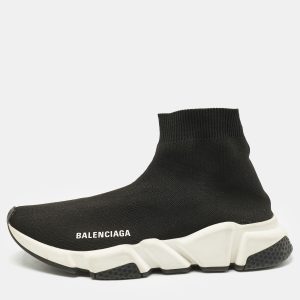 Balenciaga Black Knit Fabric Speed Trainer Slip On Sneakers Size 39, Athletic Shoes & Sneakers - Luxury Closet catalog