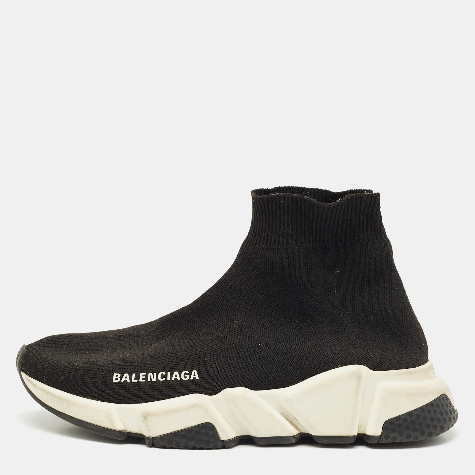 Balenciaga Black Knit Fabric Speed High Top Sneakers Size 36, Athletic Shoes & Sneakers - Luxury Closet catalog