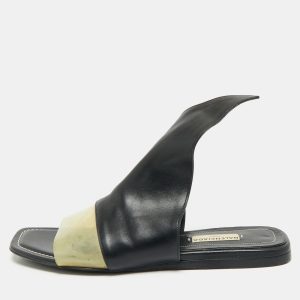 Balenciaga Brown/Transparent PVC and  Leather Slide Sandals Size 38, Sandals - Luxury Closet catalog