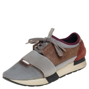 Balenciaga Multicolor Mesh And Leather Race Runner Sneakers Size 40, Athletic Shoes & Sneakers - Luxury Closet catalog
