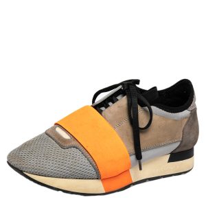 Balenciaga Multicolor Leather And Suede Race Runner Sneakers Size 36, Athletic Shoes & Sneakers - Luxury Closet catalog
