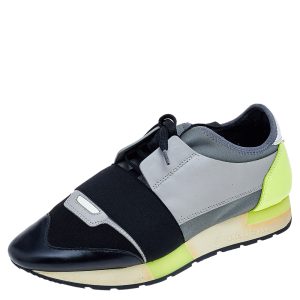 Balenciaga Multicolor Mesh And Leather Race Runner Sneakers Size 39, Athletic Shoes & Sneakers - Luxury Closet catalog