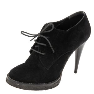 Balenciaga Black Suede Ankle Boots Size 37, Boots - Luxury Closet catalog