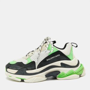 Balenciaga Multicolor Leather And Mesh Triple S Clear Sneakers Size 39, Athletic Shoes & Sneakers - Luxury Closet catalog