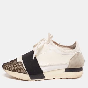 Balenciaga Tricolor Leather And Mesh Race Runner Sneakers Size 37, Athletic Shoes & Sneakers - Luxury Closet catalog