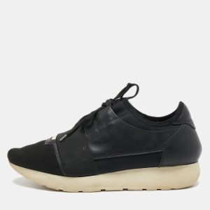 Balenciaga Black Leather and Mesh Race Runner Sneakers Size 39, Athletic Shoes & Sneakers - Luxury Closet catalog