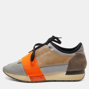 Balenciaga Multicolor Leather, Suede and Mesh Race Runner Sneakers Size 37, Athletic Shoes & Sneakers - Luxury Closet catalog