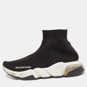 Balenciaga Black Knit Fabric Speed Trainer Slip On Sneakers Size 37, Athletic Shoes & Sneakers - Luxury Closet catalog
