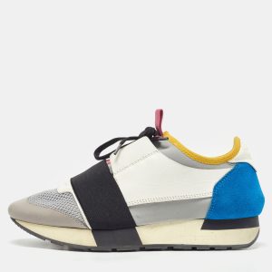 Balenciaga Multicolor Leather and Mesh Race Runner Sneakers Size 37, Athletic Shoes & Sneakers - Luxury Closet catalog