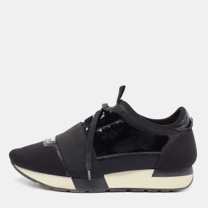 Balenciaga Black Neoprene and Patent Race Runner Sneakers Size 37, Athletic Shoes & Sneakers - Luxury Closet catalog