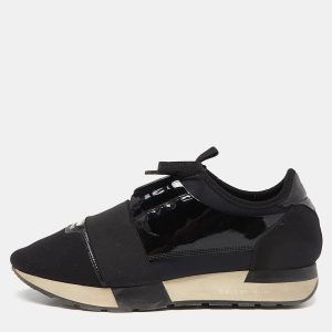 Balenciaga Black Patent And Fabric Race Runner Sneakers Size 39, Athletic Shoes & Sneakers - Luxury Closet catalog