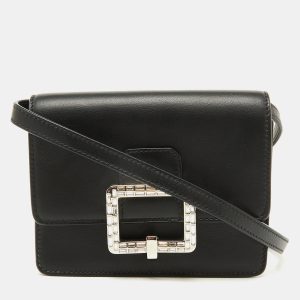 Bally Black Leather Mirco Julyet Crystal Crossbody Bag, Handbags - Luxury Closet catalog