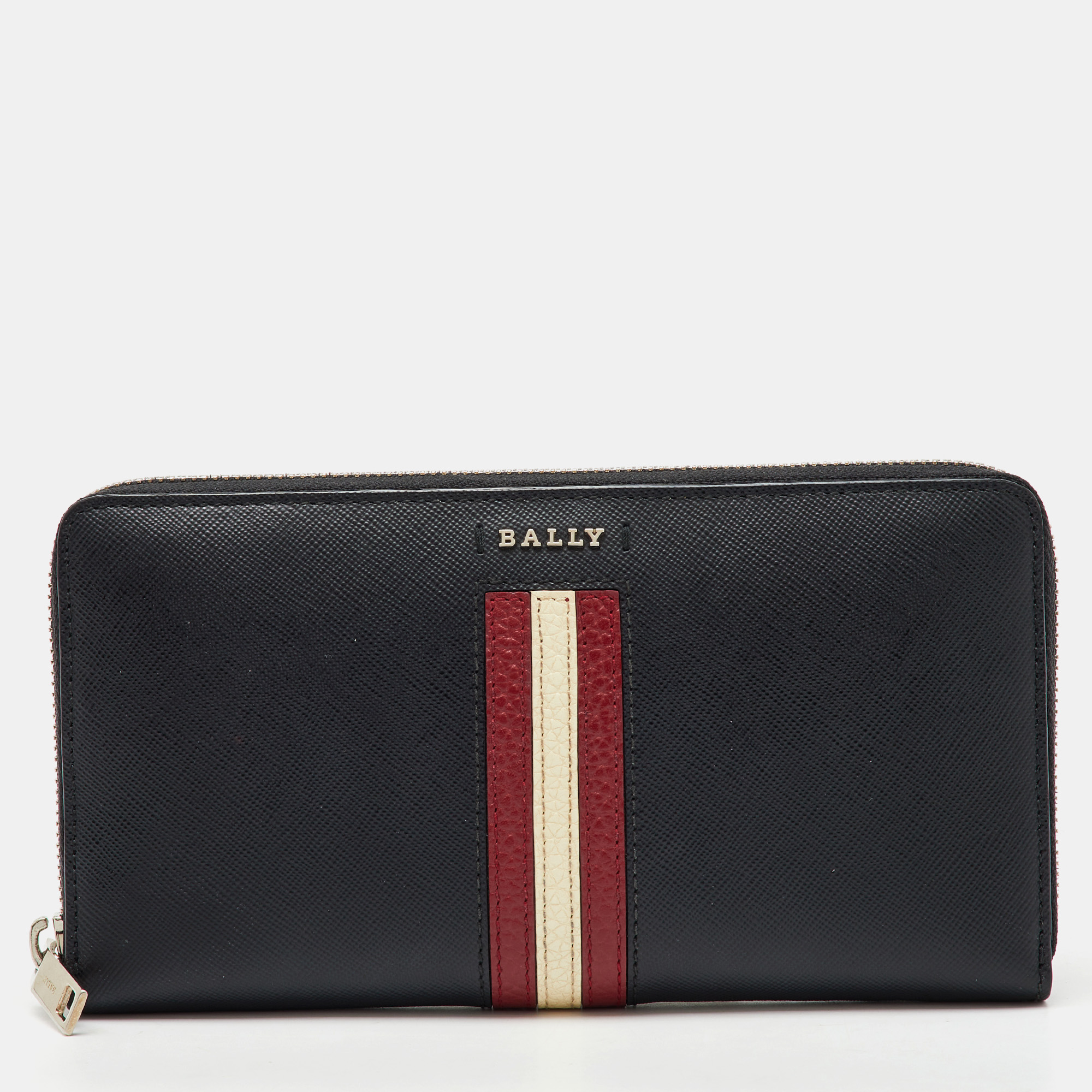 Bally Black Saffiano Leather Salen Zip Around Wallet, Wallets & Money Clips - Luxury Closet catalog