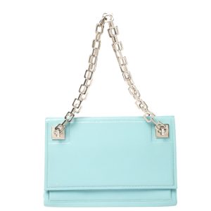 Bally Blue Leather Chain Shoulder Bag, Shoulder Bags - Luxury Closet catalog
