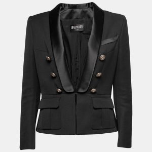 Balmain Black Wool Shawl Collar Blazer M, Coats & Jackets - Luxury Closet catalog