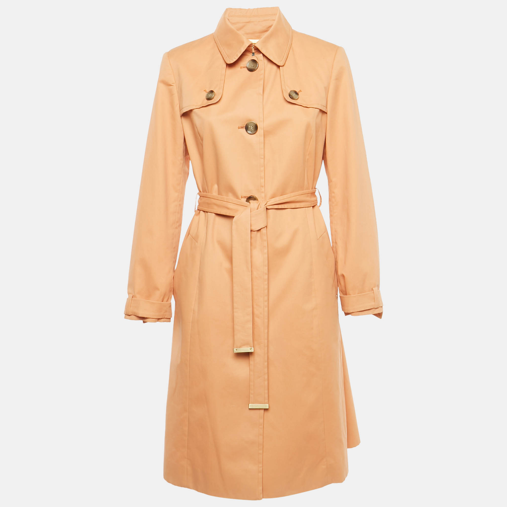 Boss By Hugo Boss Peach Orange Cotton Single Breasted Coat M, Coats & Jackets - Luxury Closet catalog