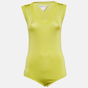 Bottega Veneta Light Green Jersey Bodysuit M, Shirts & Tops - Luxury Closet catalog