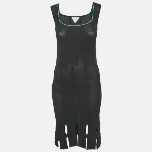 Bottega Veneta Black Knit Sleeveless Knee-Length Dress S, Dresses - Luxury Closet catalog