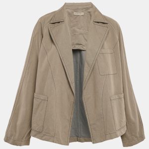 Bottega Veneta Grey Denim Open Front Jacket S, Coats & Jackets - Luxury Closet catalog