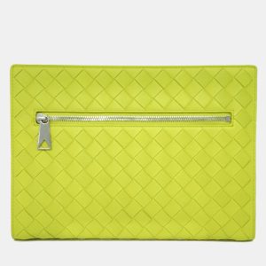 Bottega Veneta Green Intrecciato Leather Clutch, Clutches & Special Occasion Bags - Luxury Closet catalog
