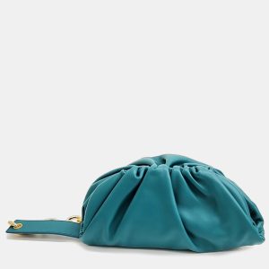Bottega Veneta Blue Leather Belt Chain Pouch, Shoulder Bags - Luxury Closet catalog