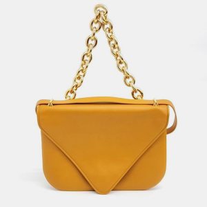 Bottega Veneta Orange Leather Mount Shoulder Bag, Shoulder Bags - Luxury Closet catalog