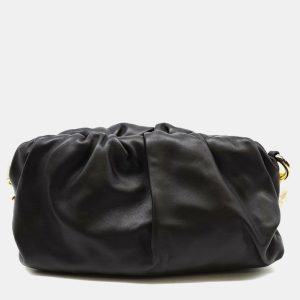 Bottega Veneta Black Leather Teen Pouch Clutch, Shoulder Bags - Luxury Closet catalog
