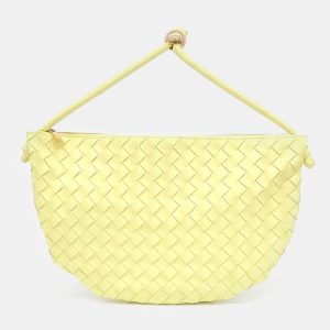 Bottega Veneta Yellow Intrecciato Nappa Medium Turn Hobo Bag, Shoulder Bags - Luxury Closet catalog