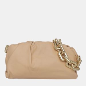 Bottega Veneta Light Brown Leather The Chain Pouch Shoulder Bag, Shoulder Bags - Luxury Closet catalog